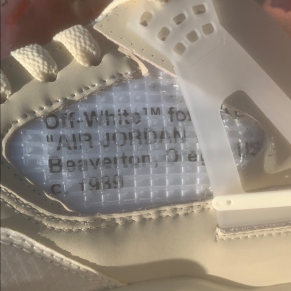 Off-White Jordan 4 Sail Retro - Picture 6 of 6
